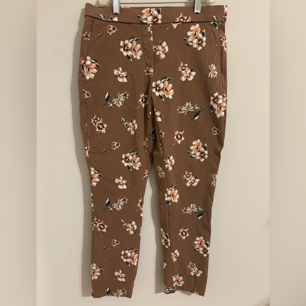 Jules & Leopoldo floral stretch pants